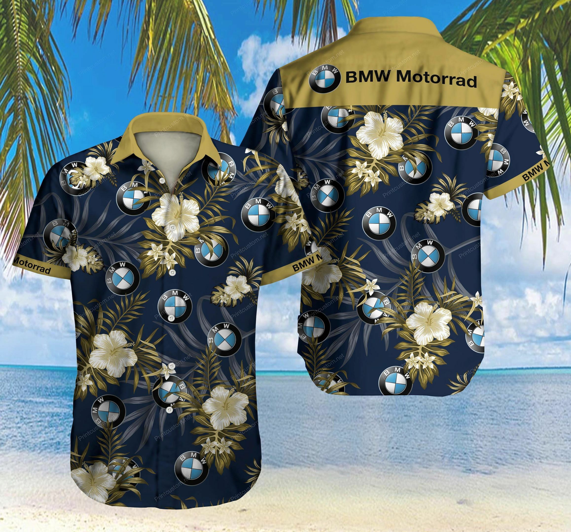 Bmw Motorrad Floral Hawaiian Shirt Summer Shirt - Famjoys Bmw Motorrad Floral Hawaiian Shirt Summer Shirt - Famjoys
