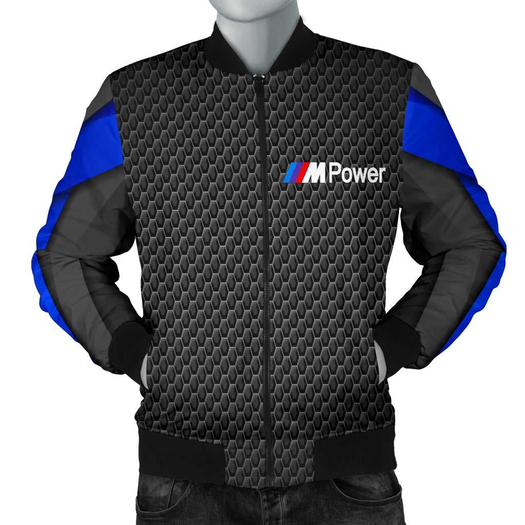 BMW MPower Men's Bomber Jacket BB - Famjoys BMW MPower Men's Bomber Jacket BB - Famjoys