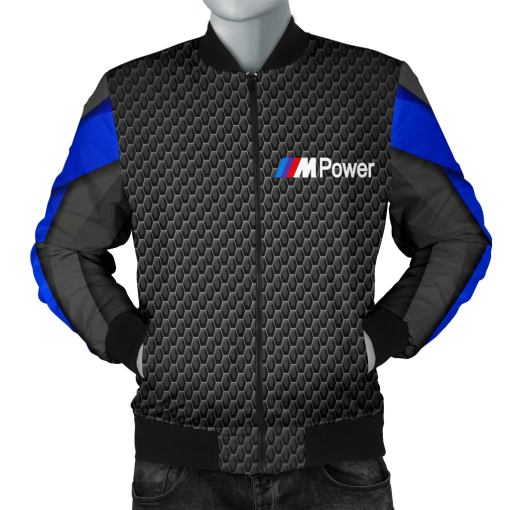 BMW MPower Men's Bomber Jacket BB - Famjoys BMW MPower Men's Bomber Jacket BB - Famjoys