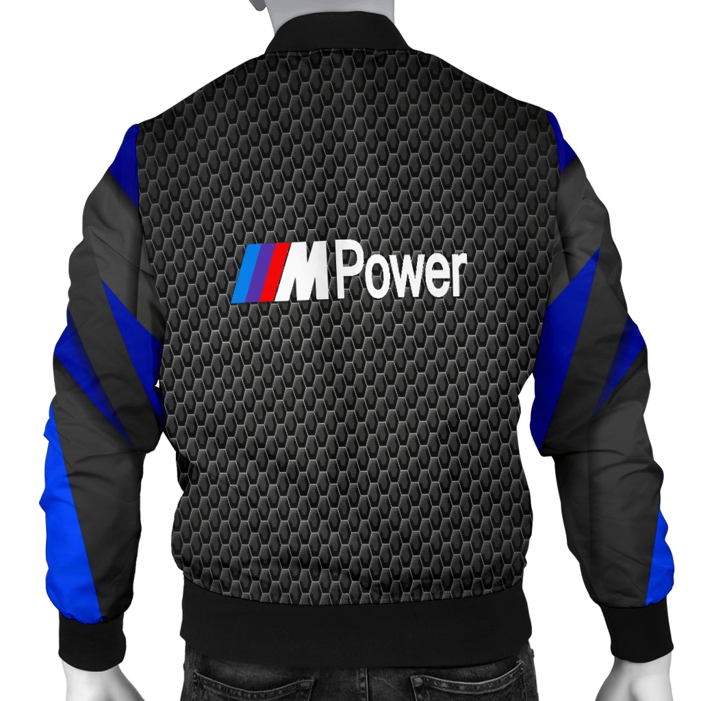BMW MPower Men's Bomber Jacket BB - Famjoys BMW MPower Men's Bomber Jacket BB - Famjoys