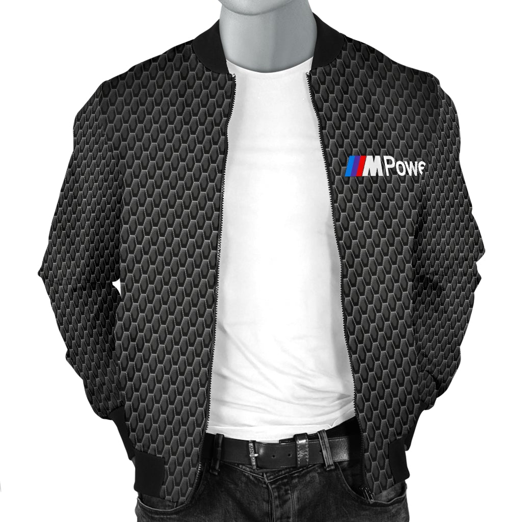 BMW MPower Men's Bomber Jacket MT - Famjoys BMW MPower Men's Bomber Jacket MT - Famjoys