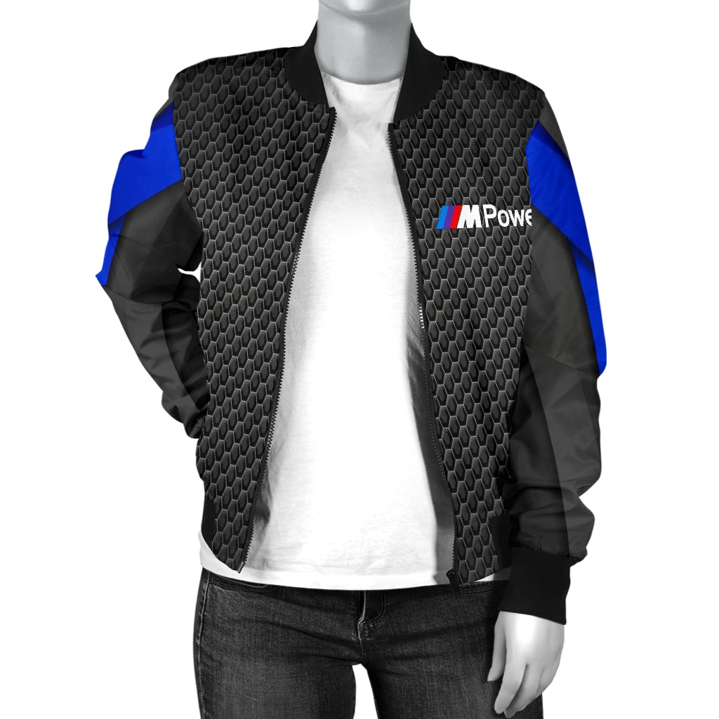 BMW MPower Women's Bomber Jacket BB - Famjoys BMW MPower Women's Bomber Jacket BB - Famjoys