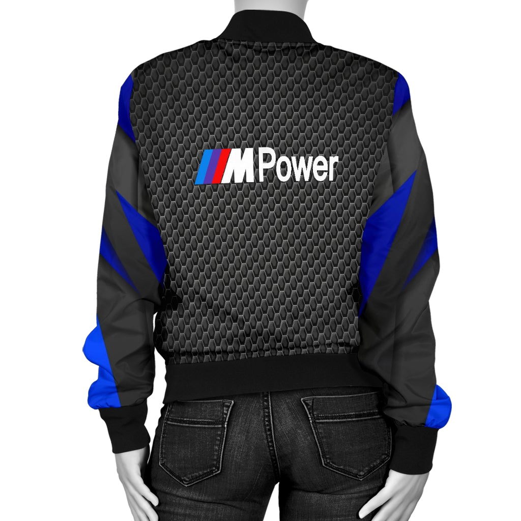 BMW MPower Women's Bomber Jacket BB - Famjoys BMW MPower Women's Bomber Jacket BB - Famjoys