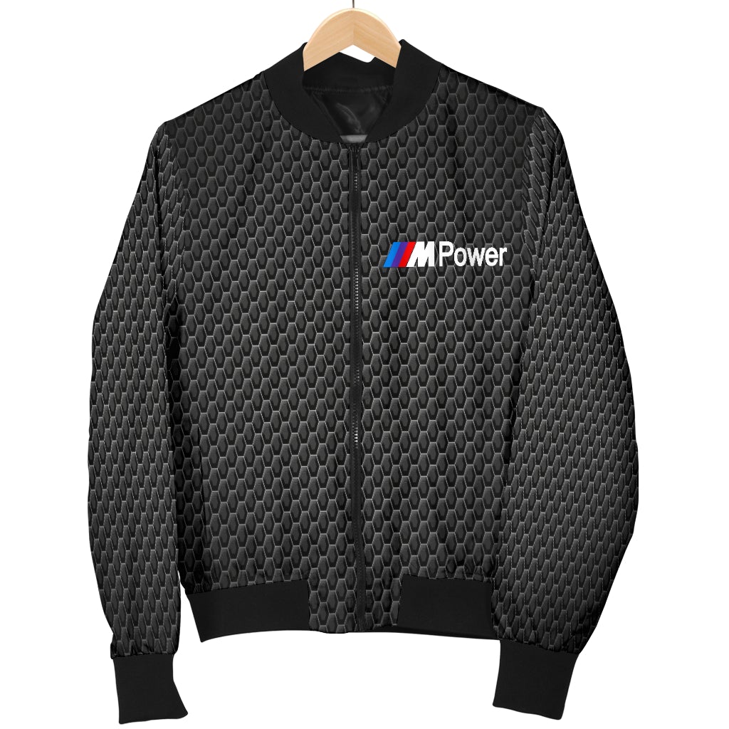 BMW MPower Women's Bomber Jacket MT - Famjoys BMW MPower Women's Bomber Jacket MT - Famjoys