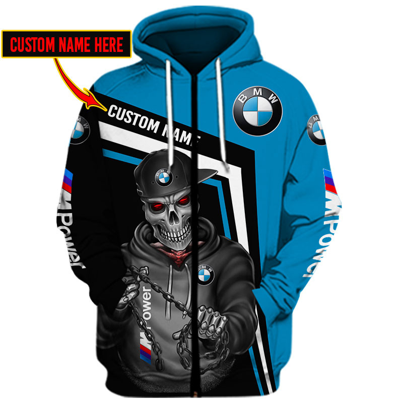 BMW Skull Tshirt, sweatshirt, Polo, Hawaiian, Hoodie 3D Apparel Full Printing Custom Name - Famjoys BMW Skull Tshirt, sweatshirt, Polo, Hawaiian, Hoodie 3D Apparel Full Printing Custom Name - Famjoys