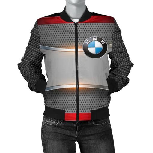 BMW Women's Bomber Jacket RW - Famjoys BMW Women's Bomber Jacket RW - Famjoys