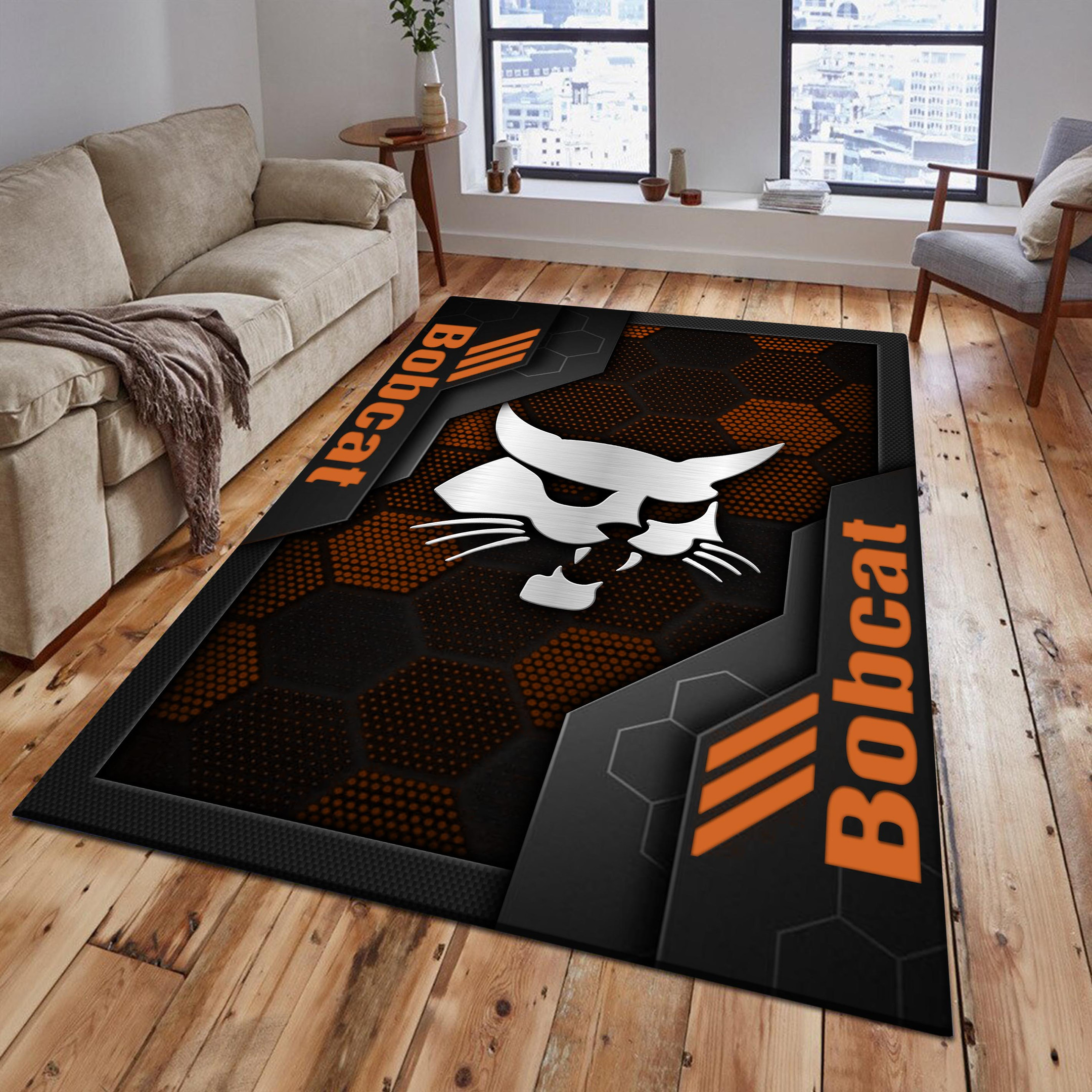 Bobcat Area Rugs 2625 Multicolor - Famjoys Bobcat Area Rugs 2625 Multicolor - Famjoys