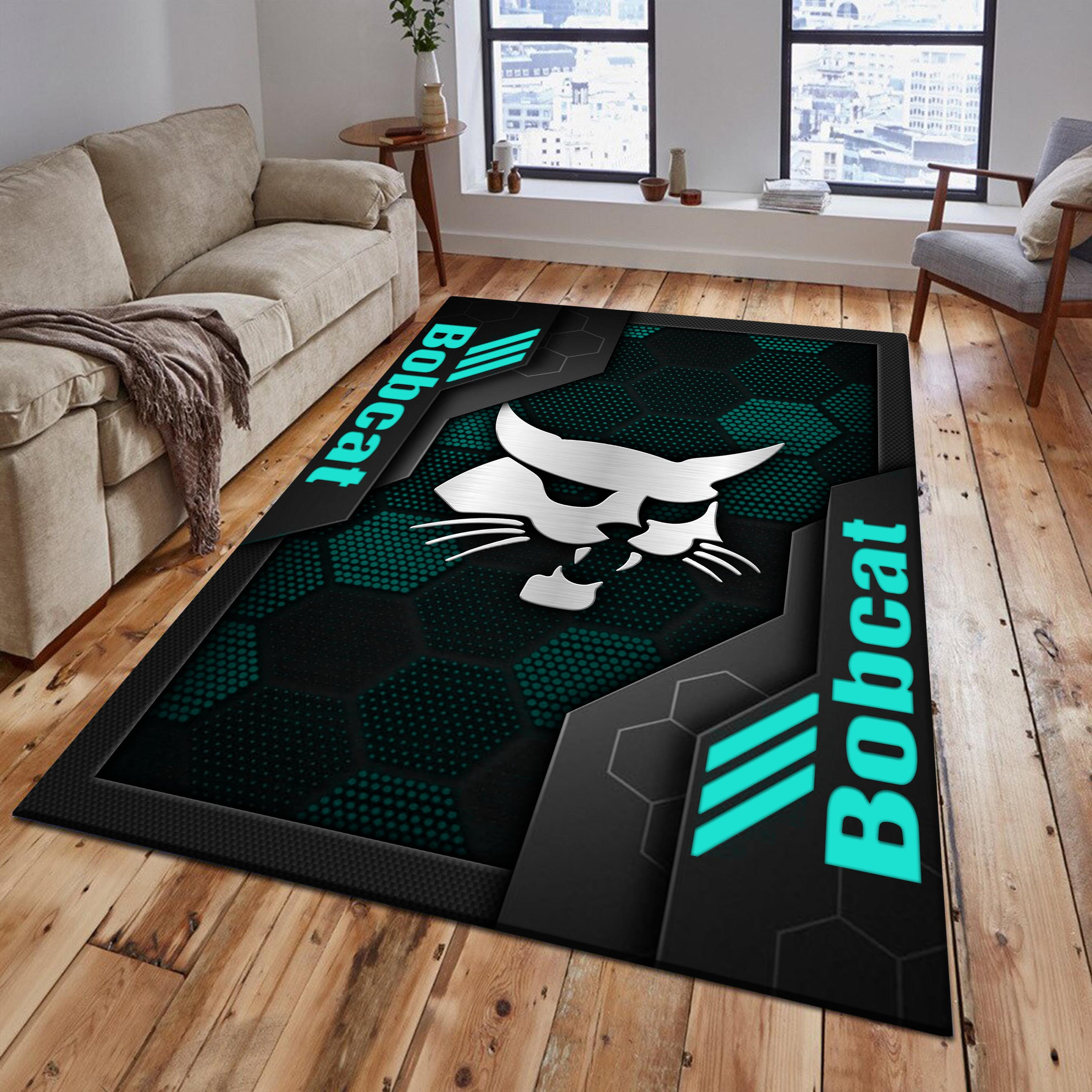 Bobcat Area Rugs 2625 Multicolor - Famjoys Bobcat Area Rugs 2625 Multicolor - Famjoys