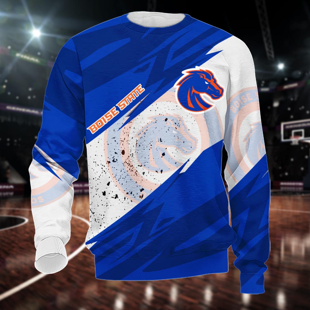 Boise State Broncos All Over Print Apparel - Famjoys Boise State Broncos All Over Print Apparel - Famjoys