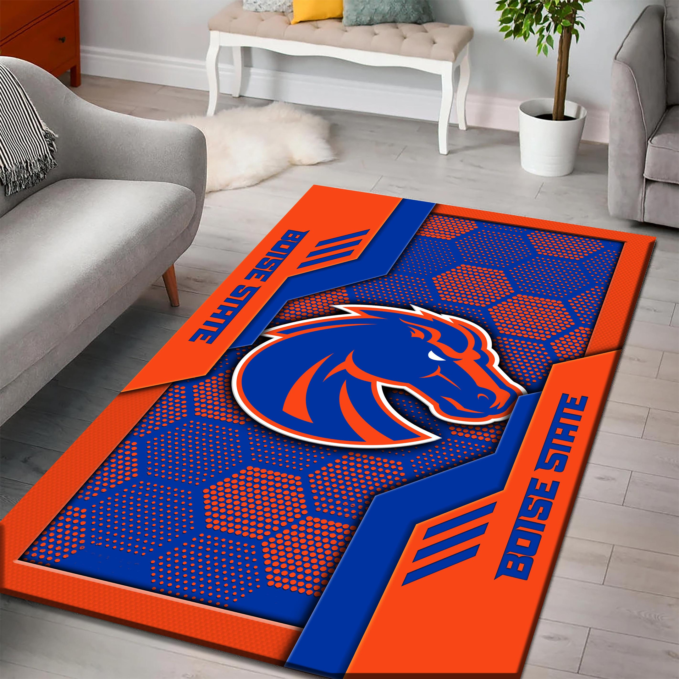 Boise State Broncos Area Rugs 3779 - Famjoys Boise State Broncos Area Rugs 3779 - Famjoys