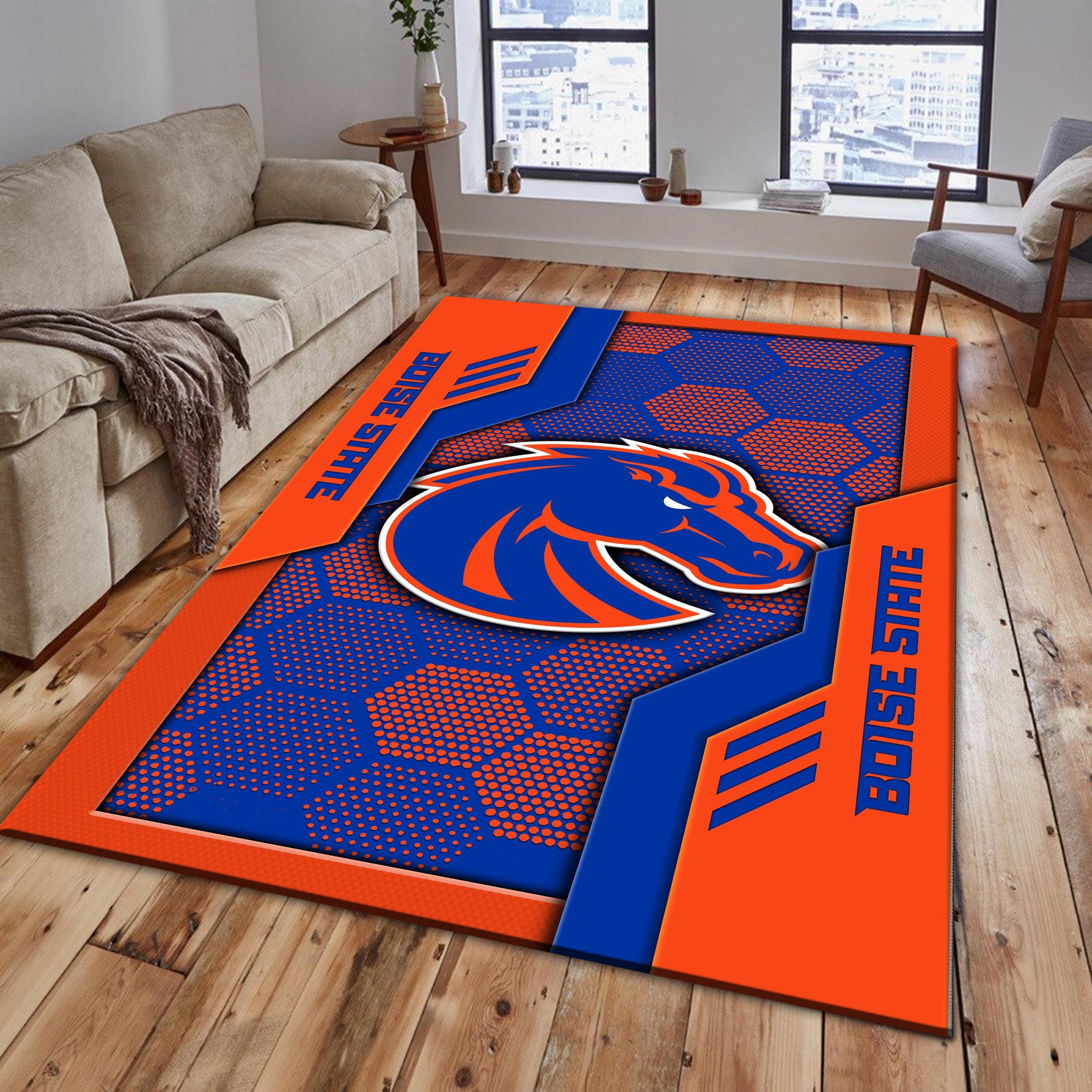 Boise State Broncos Area Rugs 3779 - Famjoys Boise State Broncos Area Rugs 3779 - Famjoys