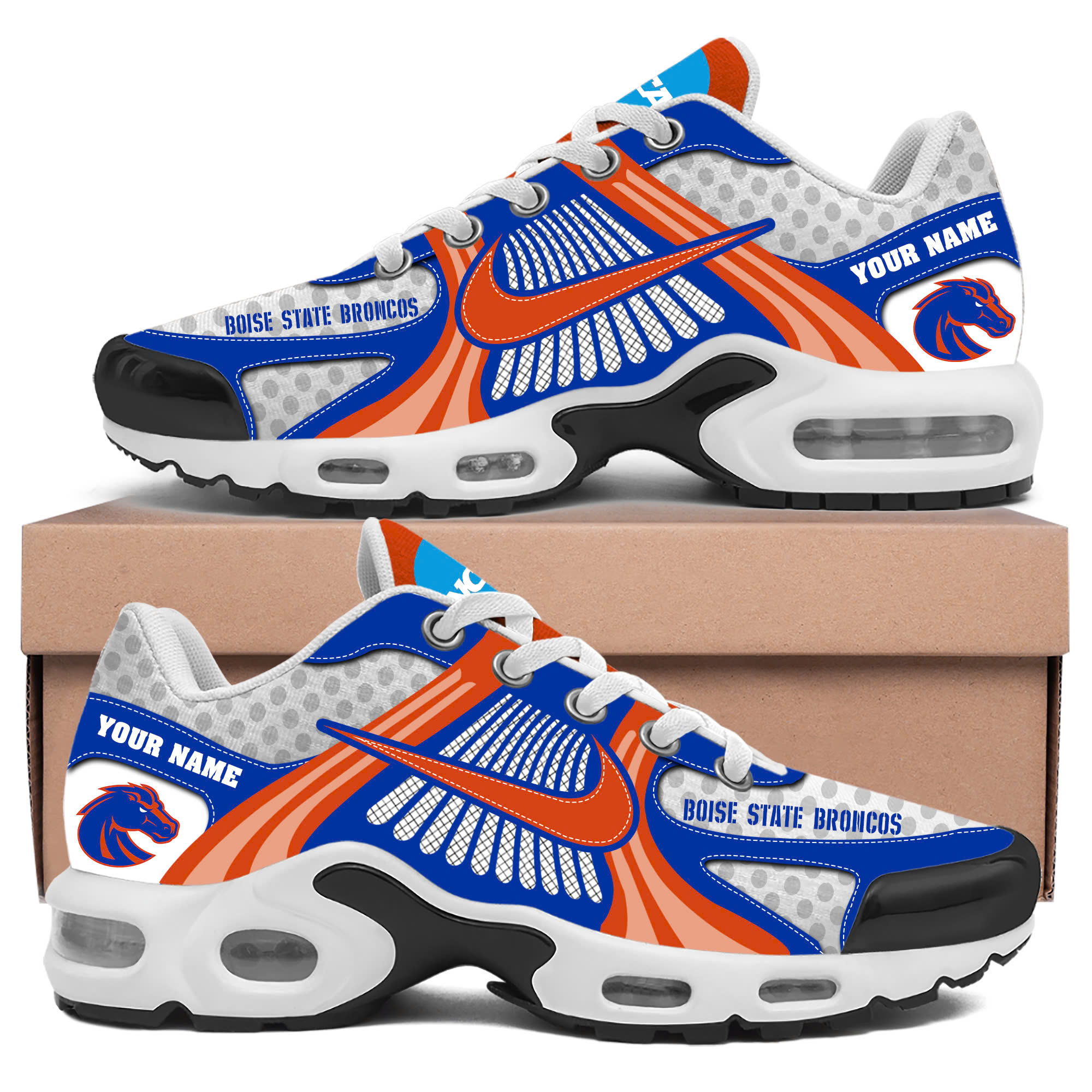 Boise State Broncos Custom Sport Shoes - Famjoys Boise State Broncos Custom Sport Shoes - Famjoys