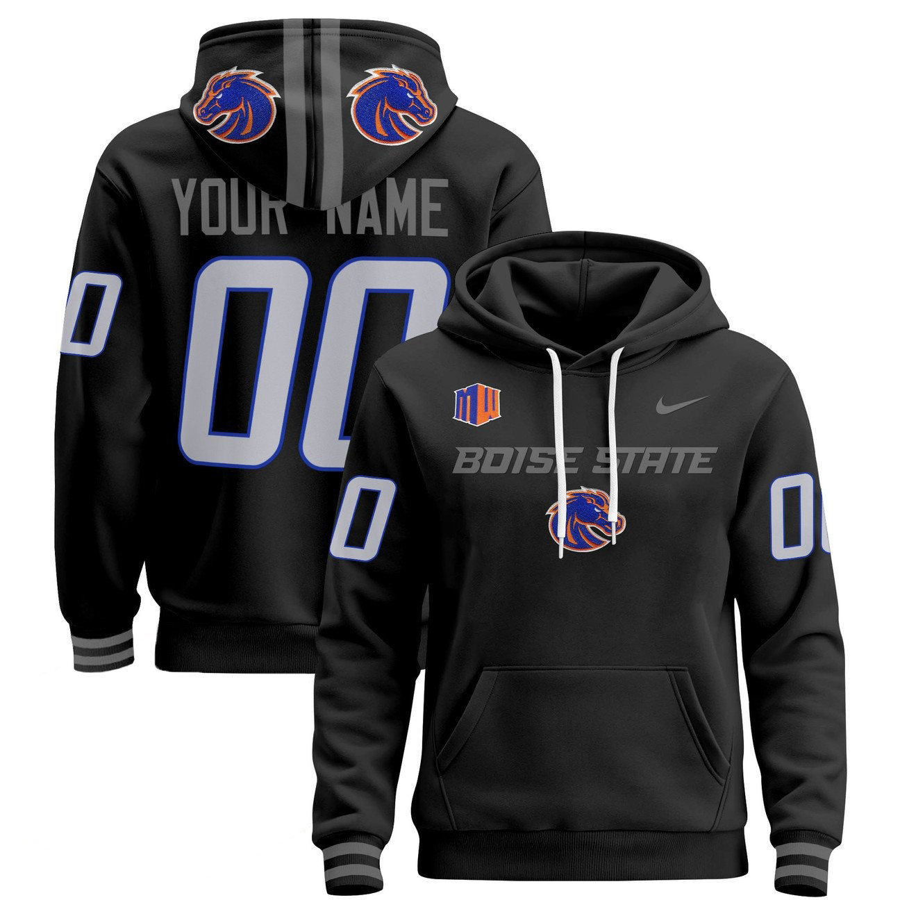 Boise State Broncos Football Hoodie - Famjoys Boise State Broncos Football Hoodie - Famjoys