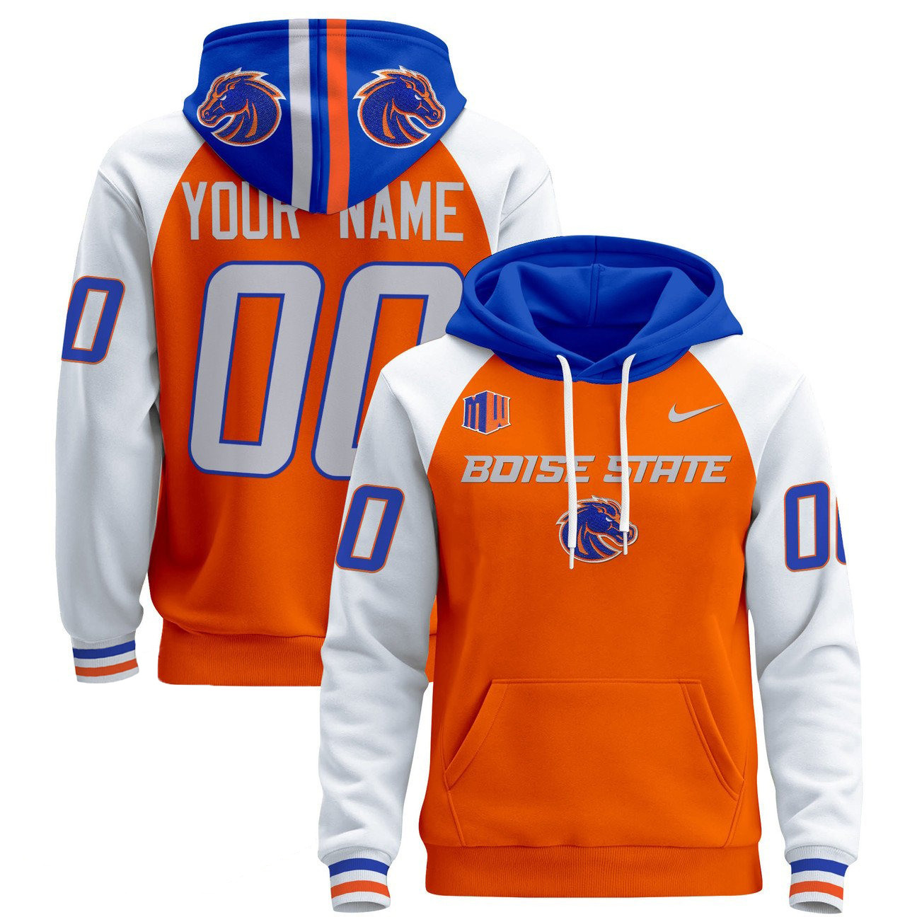 Boise State Broncos Football Hoodie - Famjoys Boise State Broncos Football Hoodie - Famjoys