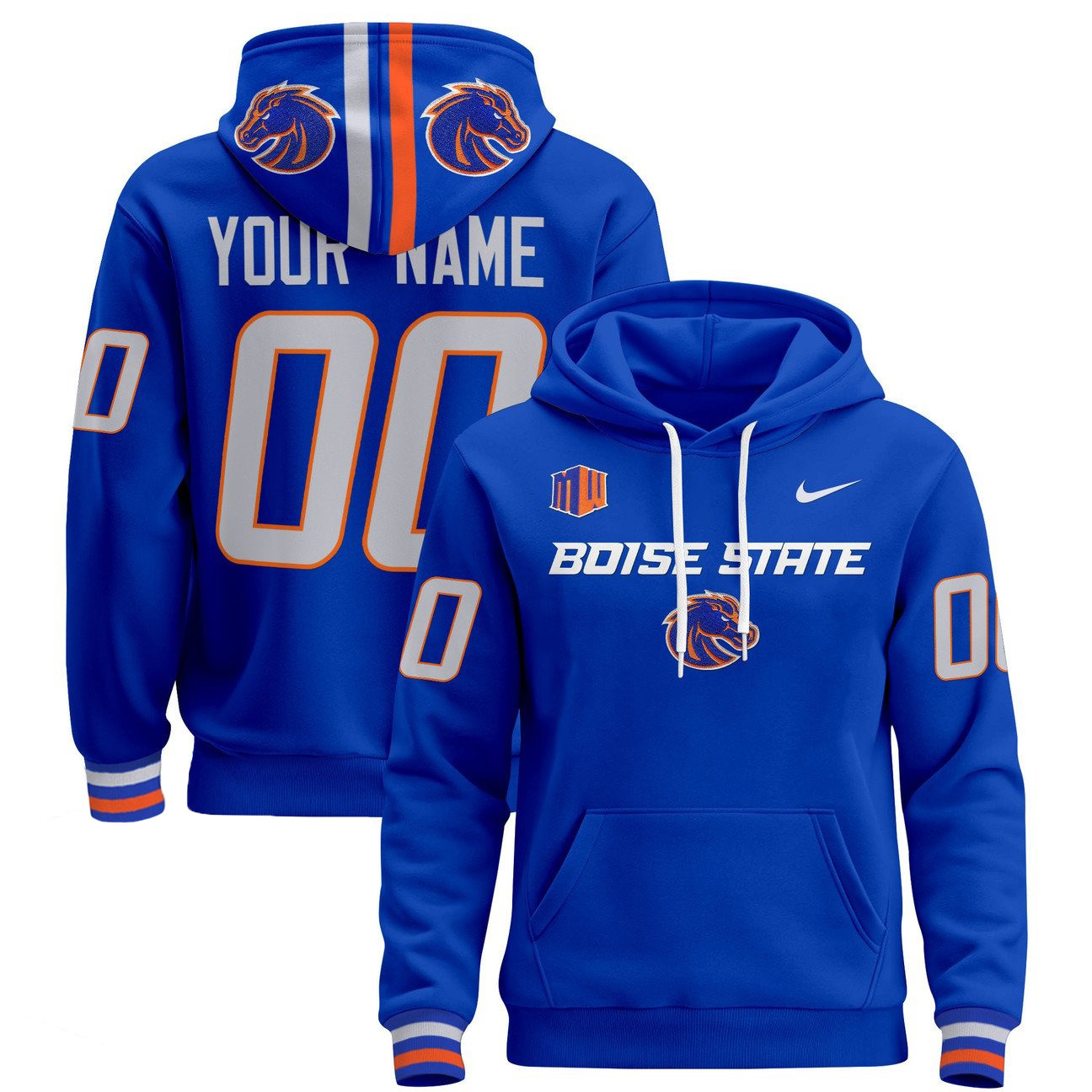 Boise State Broncos Football Hoodie - Famjoys Boise State Broncos Football Hoodie - Famjoys
