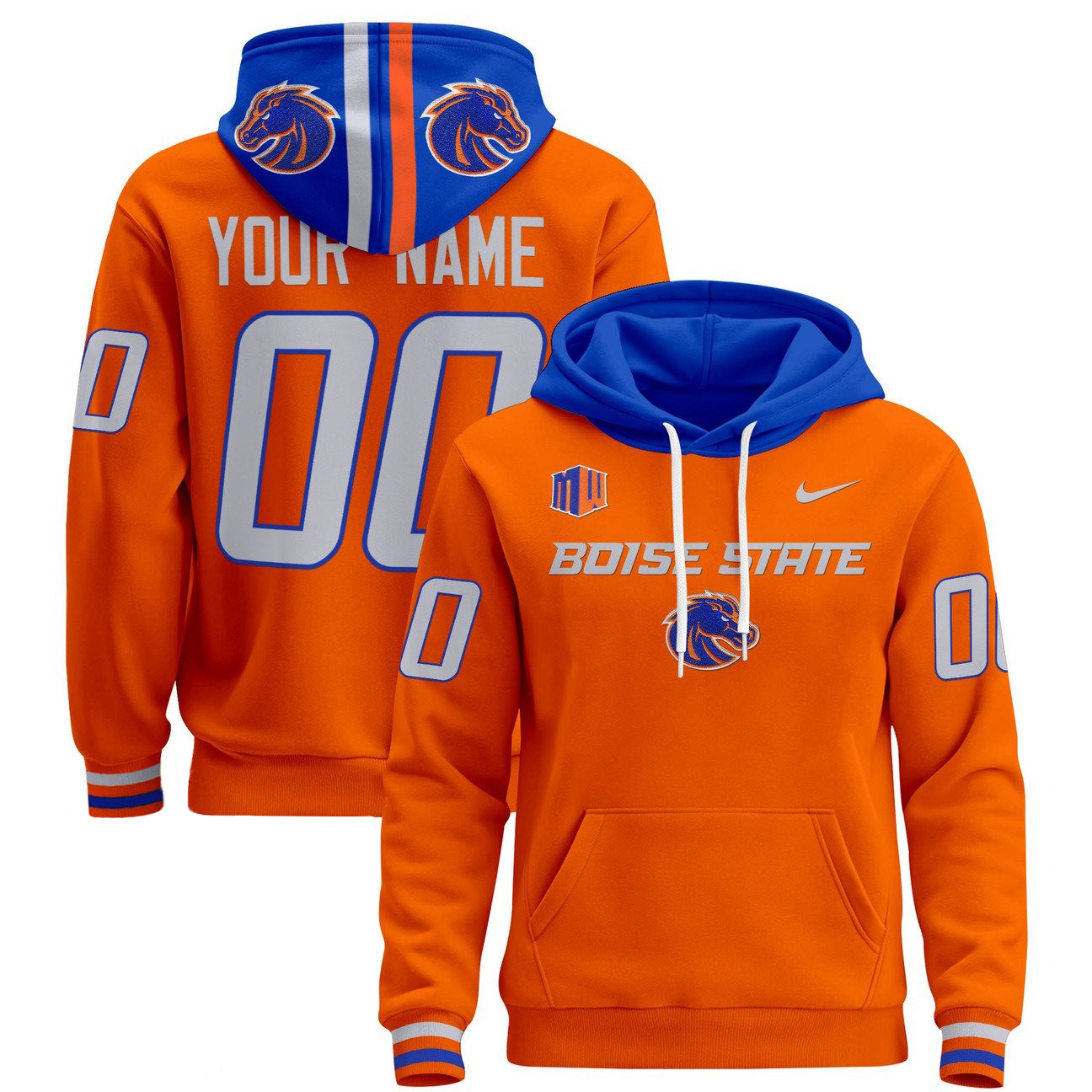 Boise State Broncos Football Hoodie - Famjoys Boise State Broncos Football Hoodie - Famjoys