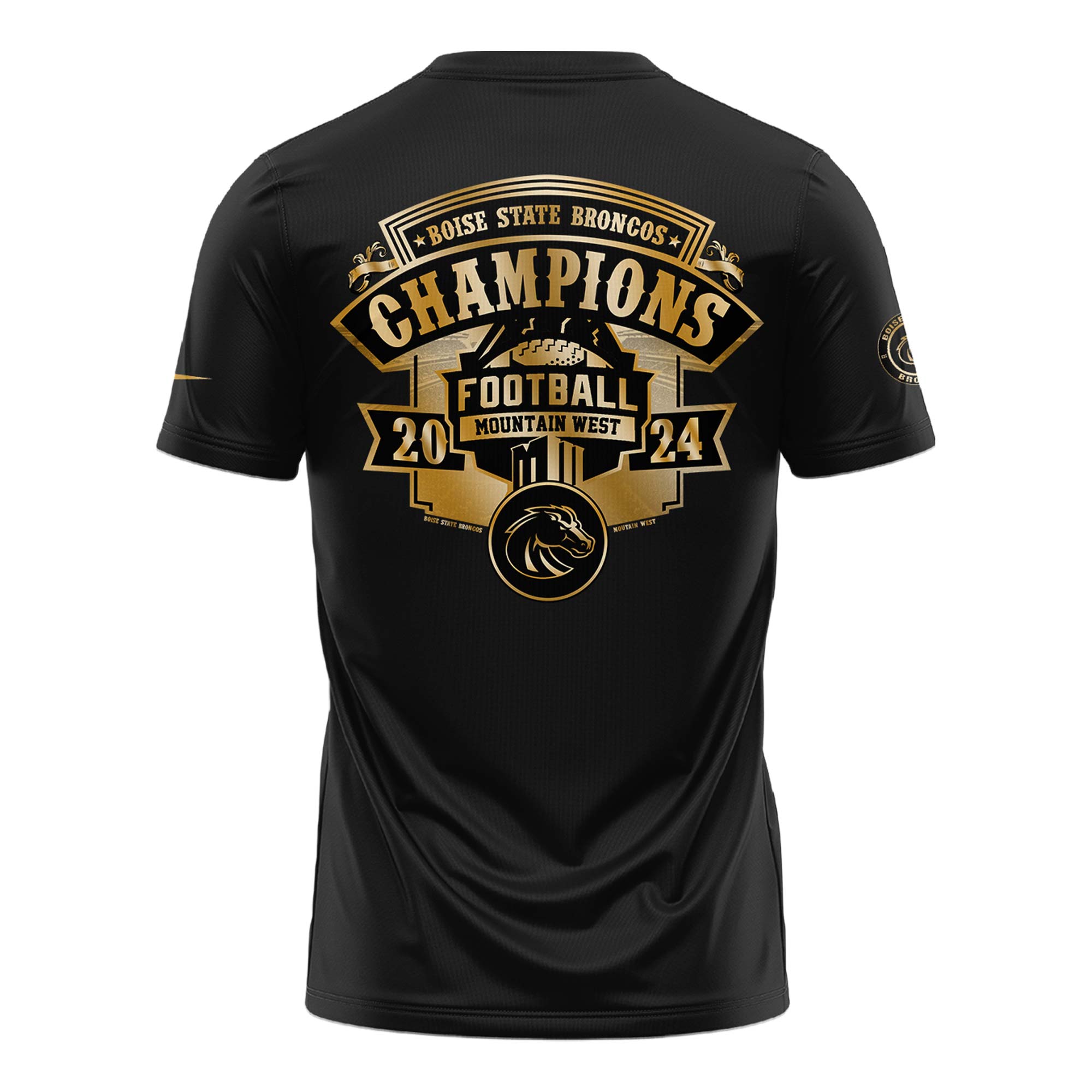 Boise State Broncos Mountain West Champions Tshirt - Famjoys Boise State Broncos Mountain West Champions Tshirt - Famjoys