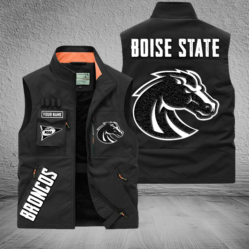 Boise State Broncos NCAA Football Frock Vest - Famjoys Boise State Broncos NCAA Football Frock Vest - Famjoys