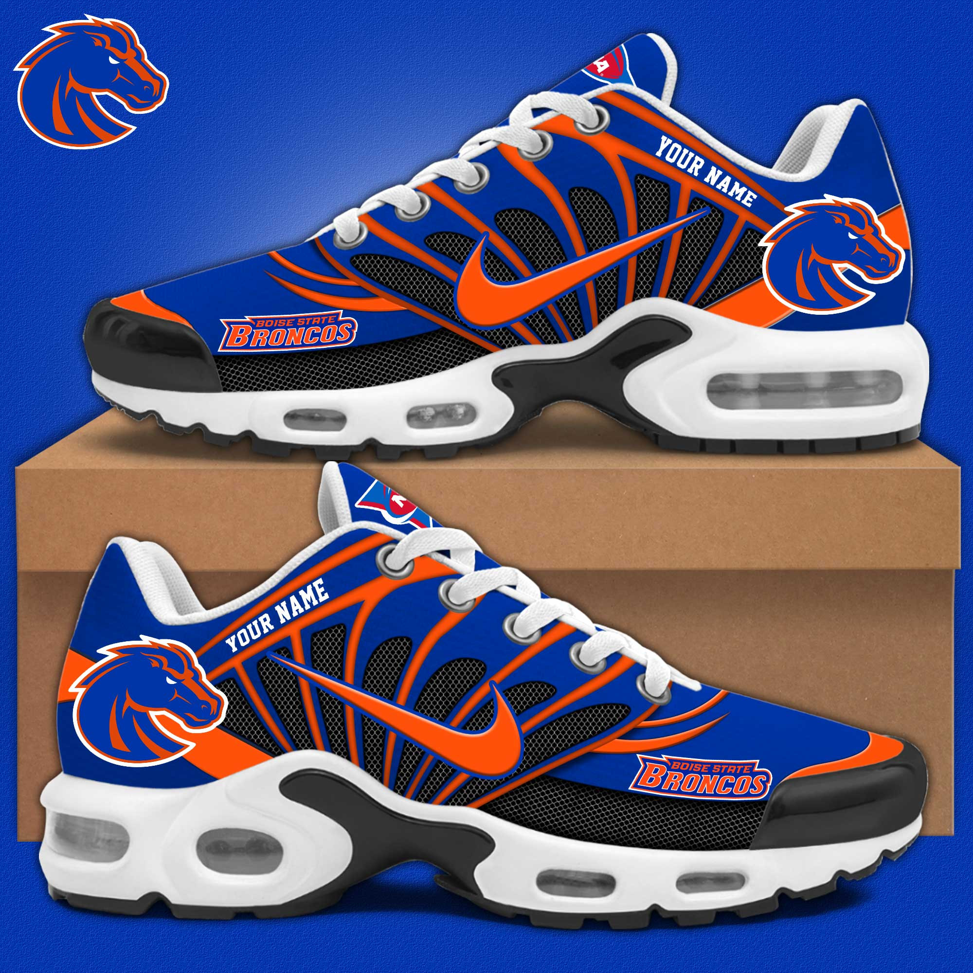 Boise State Broncos Personalized Shoes S516508 - Famjoys Boise State Broncos Personalized Shoes S516508 - Famjoys