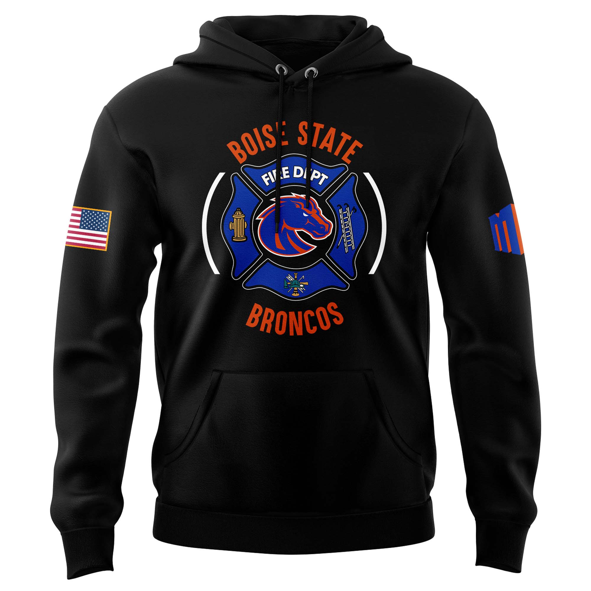 Boise State Football x Firefighter Appreciation Night Premium Pullover Hoodie - Famjoys Boise State Football x Firefighter Appreciation Night Premium Pullover Hoodie - Famjoys
