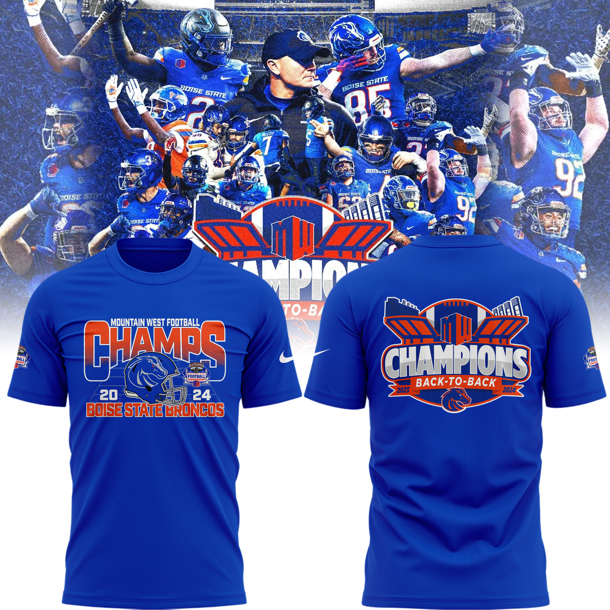 Boise State is your Mountain West Conference Champions Hoodie - Famjoys Boise State is your Mountain West Conference Champions Hoodie - Famjoys