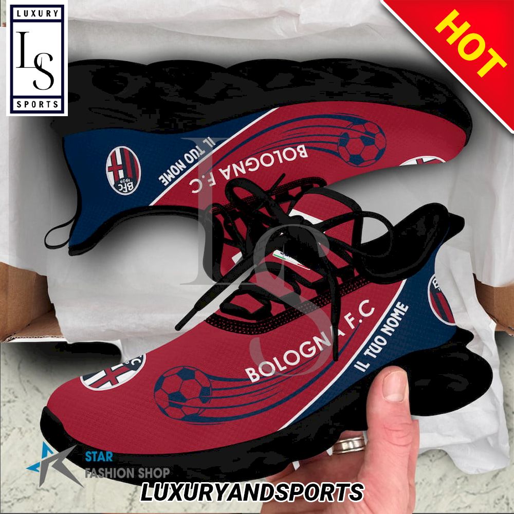 Bologna Fc Serie A Custom Name Max Soul Shoes - Famjoys Bologna Fc Serie A Custom Name Max Soul Shoes - Famjoys