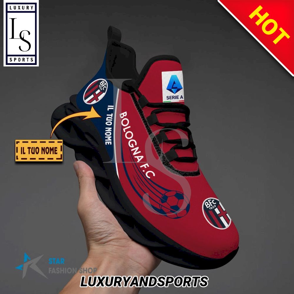 Bologna Fc Serie A Custom Name Max Soul Shoes - Famjoys Bologna Fc Serie A Custom Name Max Soul Shoes - Famjoys