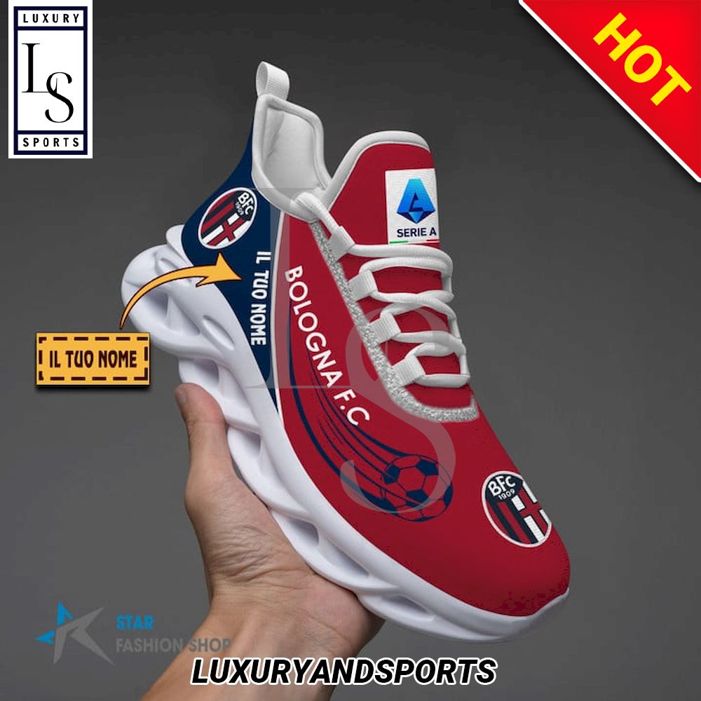 Bologna Fc Serie A Custom Name Max Soul Shoes - Famjoys Bologna Fc Serie A Custom Name Max Soul Shoes - Famjoys