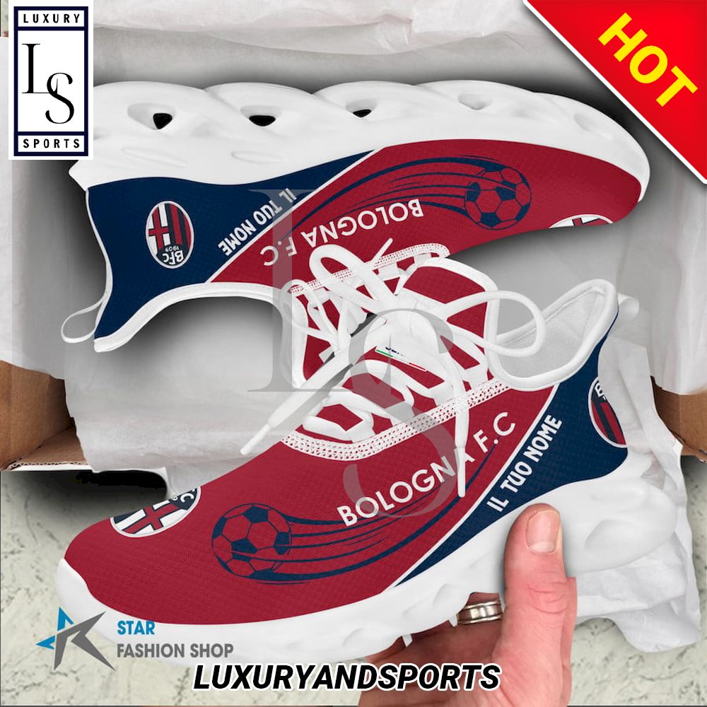 Bologna Fc Serie A Custom Name Max Soul Shoes - Famjoys Bologna Fc Serie A Custom Name Max Soul Shoes - Famjoys