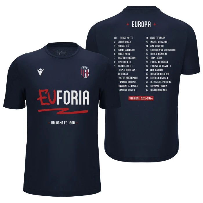 Bologna FC Tshirt EVFORIA new Version - Famjoys Bologna FC Tshirt EVFORIA new Version - Famjoys