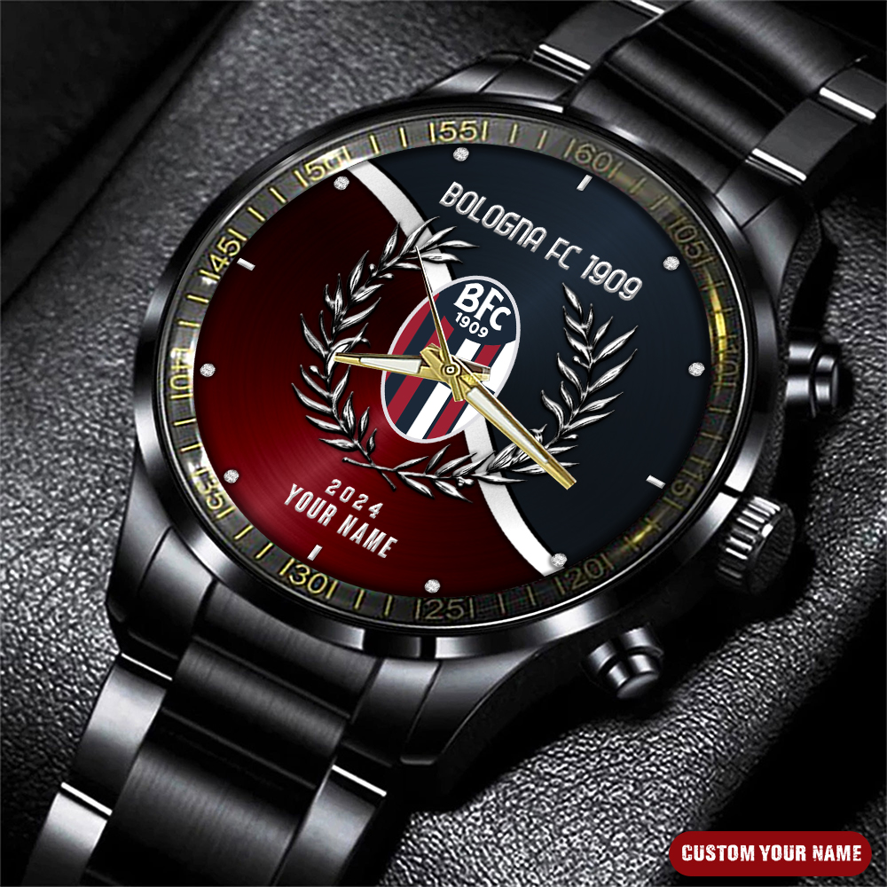 Bologna FC Watch Fashion Design Custom Name - Famjoys Bologna FC Watch Fashion Design Custom Name - Famjoys