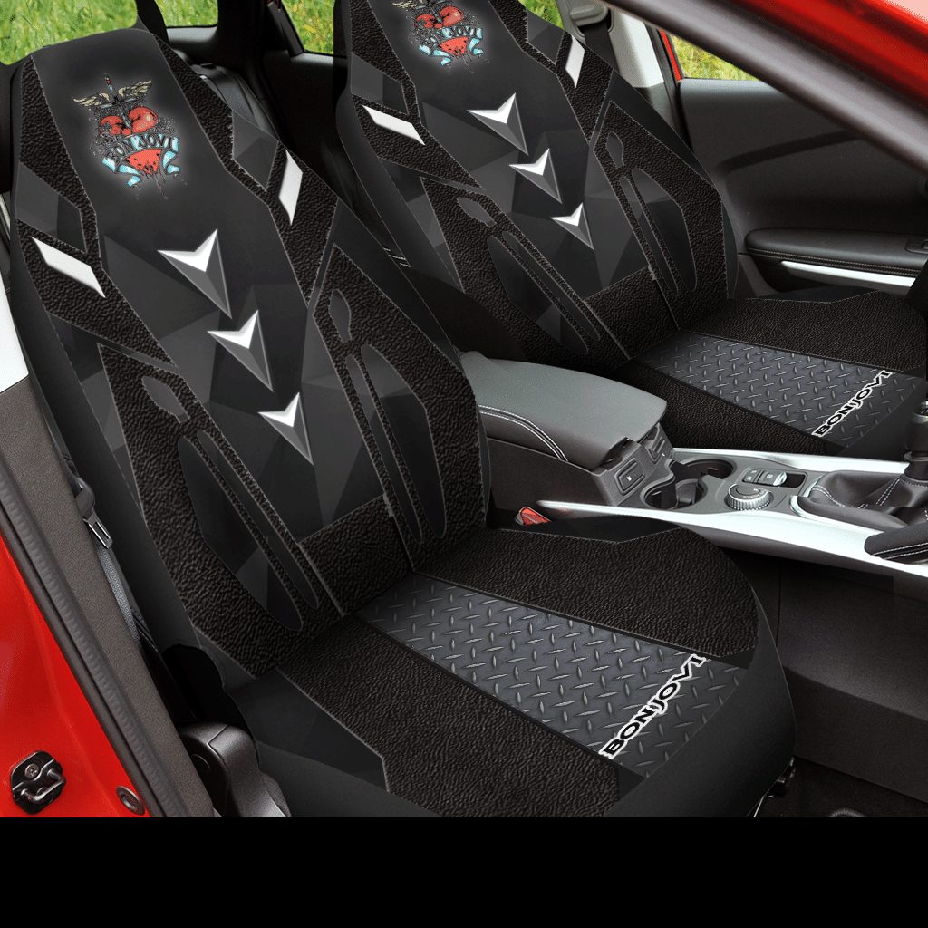 Bon Jovi Car Seat Cover (Set of 2) Ver 6