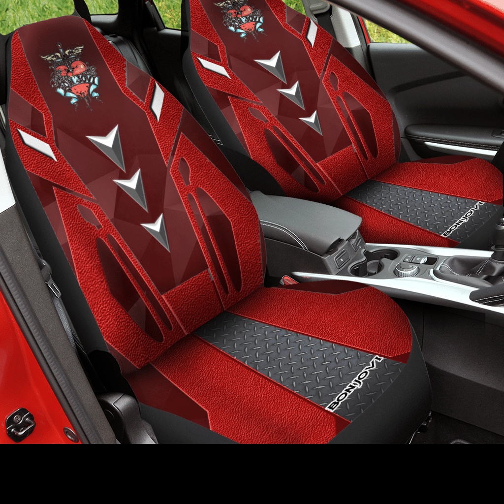 Bon Jovi Car Seat Cover (Set of 2) Ver 6.1