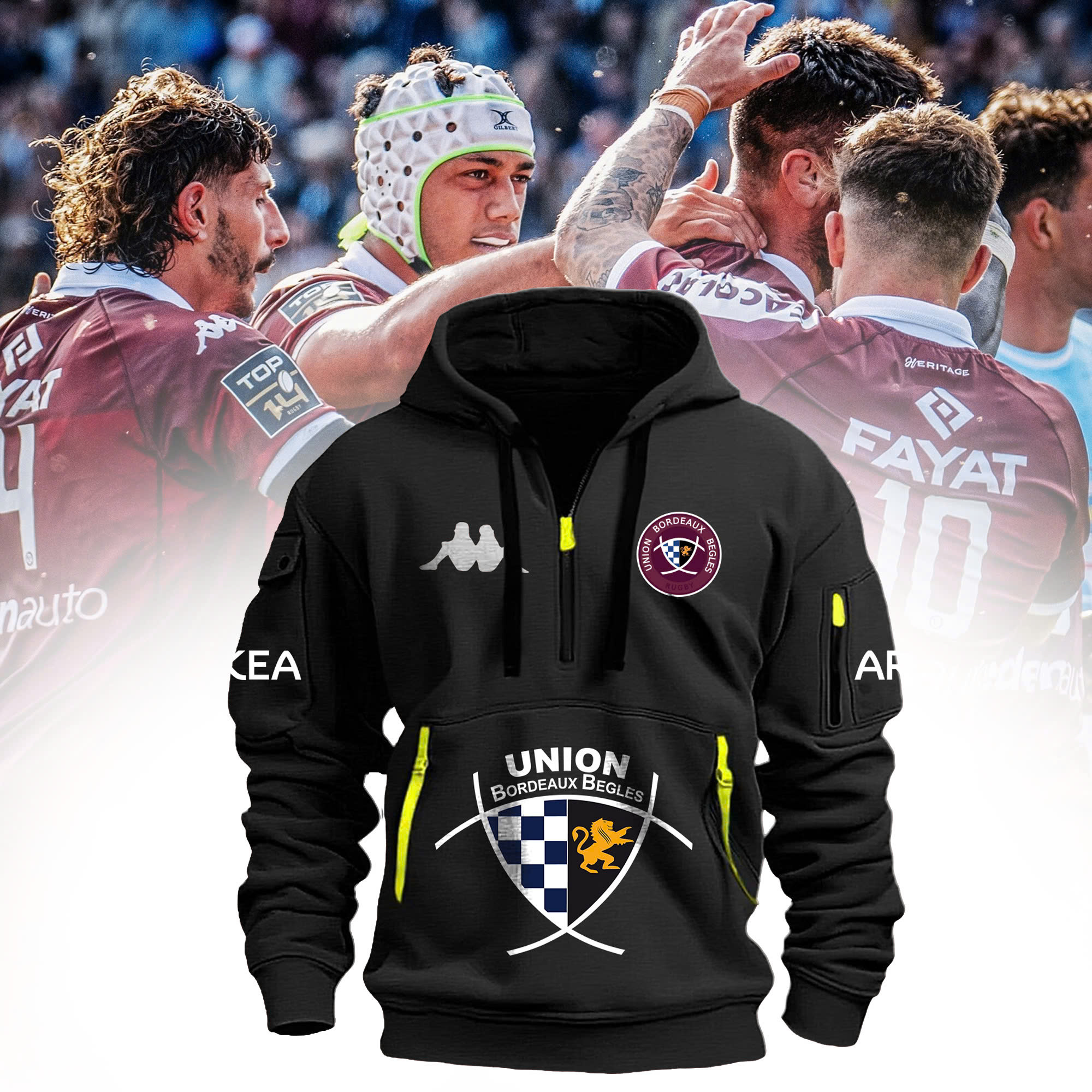 Bordeaux Begles Hoodie - Famjoys Bordeaux Begles Hoodie - Famjoys