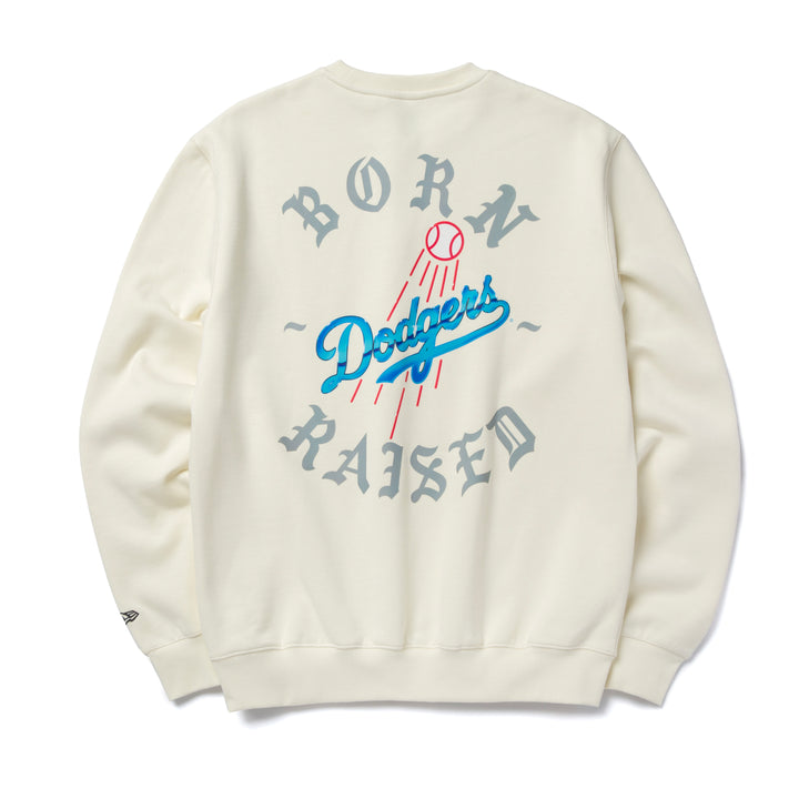 BORN X RAISED + DODGERS 3M BALL LOGO CREWNECK - Famjoys BORN X RAISED + DODGERS 3M BALL LOGO CREWNECK - Famjoys
