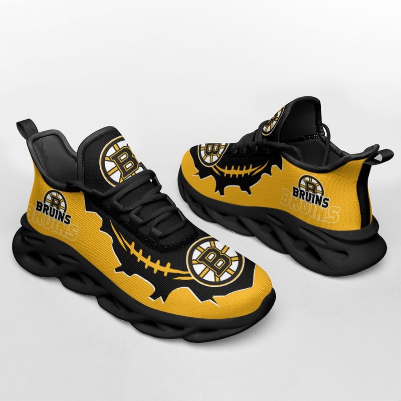 Boston Bruins Max Soul Shoes NEW020264 - Famjoys Boston Bruins Max Soul Shoes NEW020264 - Famjoys
