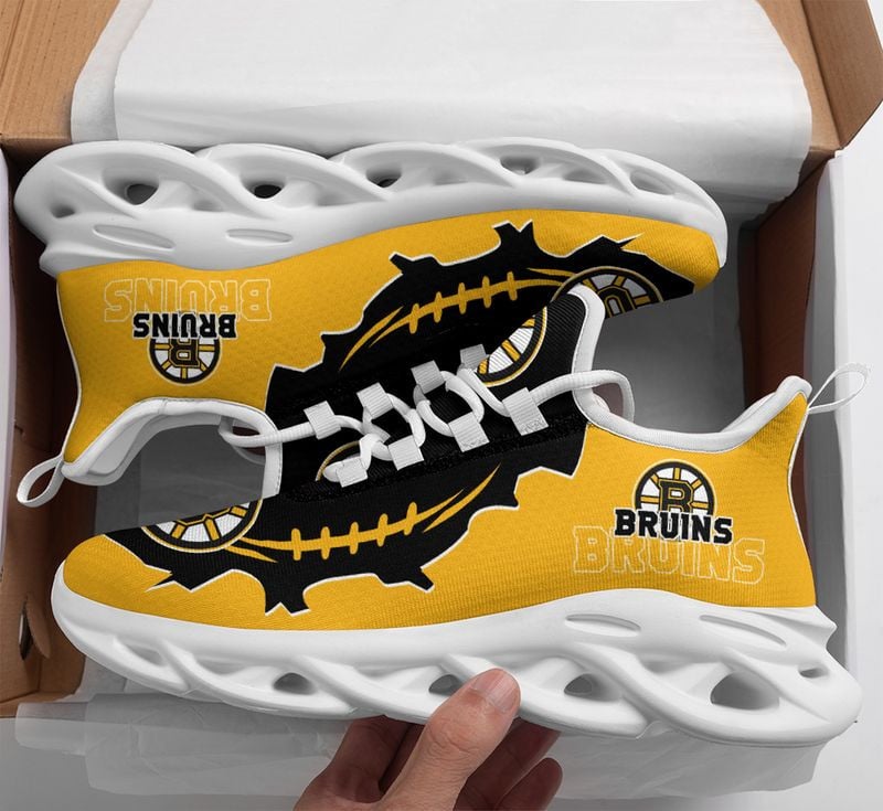 Boston Bruins Max Soul Shoes NEW020264 - Famjoys Boston Bruins Max Soul Shoes NEW020264 - Famjoys