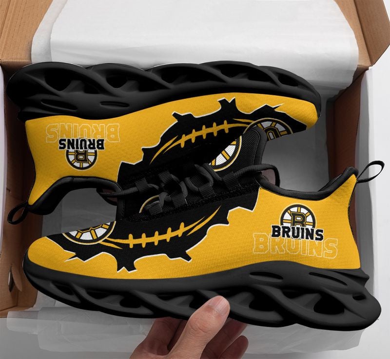 Boston Bruins Max Soul Shoes NEW020264 - Famjoys Boston Bruins Max Soul Shoes NEW020264 - Famjoys