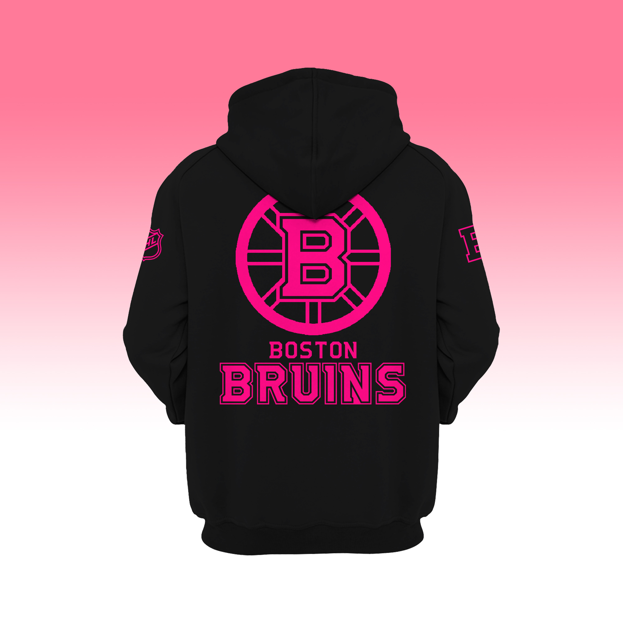 Boston Bruins NHL Breast Cancer Awareness Month Pullover Hoodie - Famjoys Boston Bruins NHL Breast Cancer Awareness Month Pullover Hoodie - Famjoys
