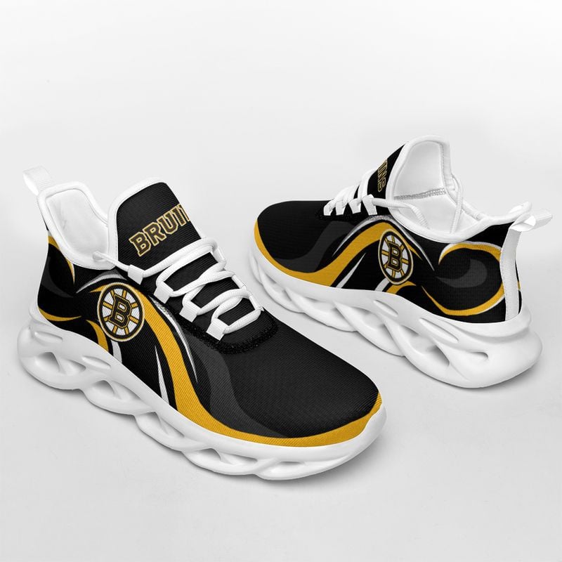 Boston Bruins Wavy Style Max Soul Shoes NEW054764 - Famjoys Boston Bruins Wavy Style Max Soul Shoes NEW054764 - Famjoys