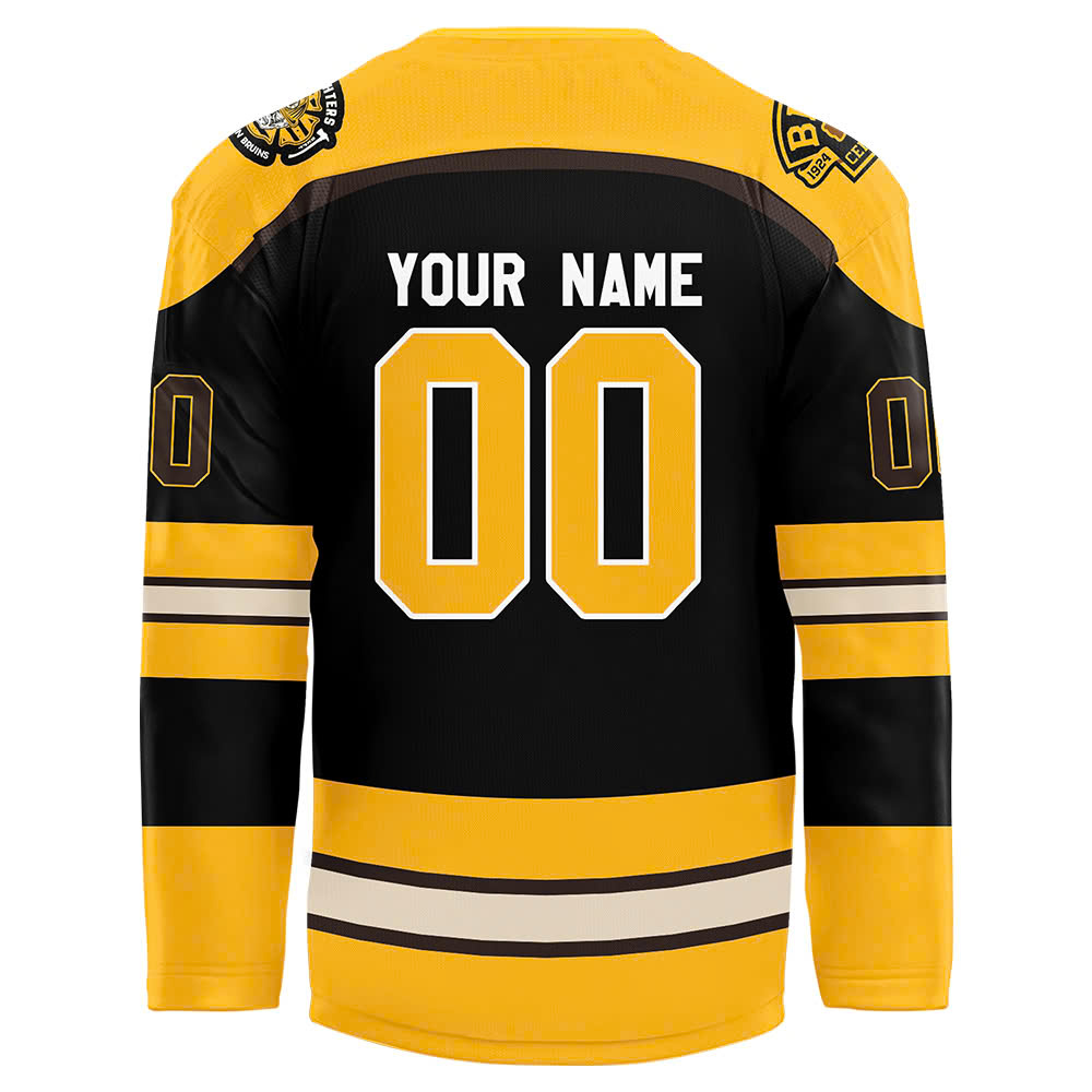 Boston Bruins x Firefighter Appreciation Night Premium Personalized Jersey - Famjoys Boston Bruins x Firefighter Appreciation Night Premium Personalized Jersey - Famjoys
