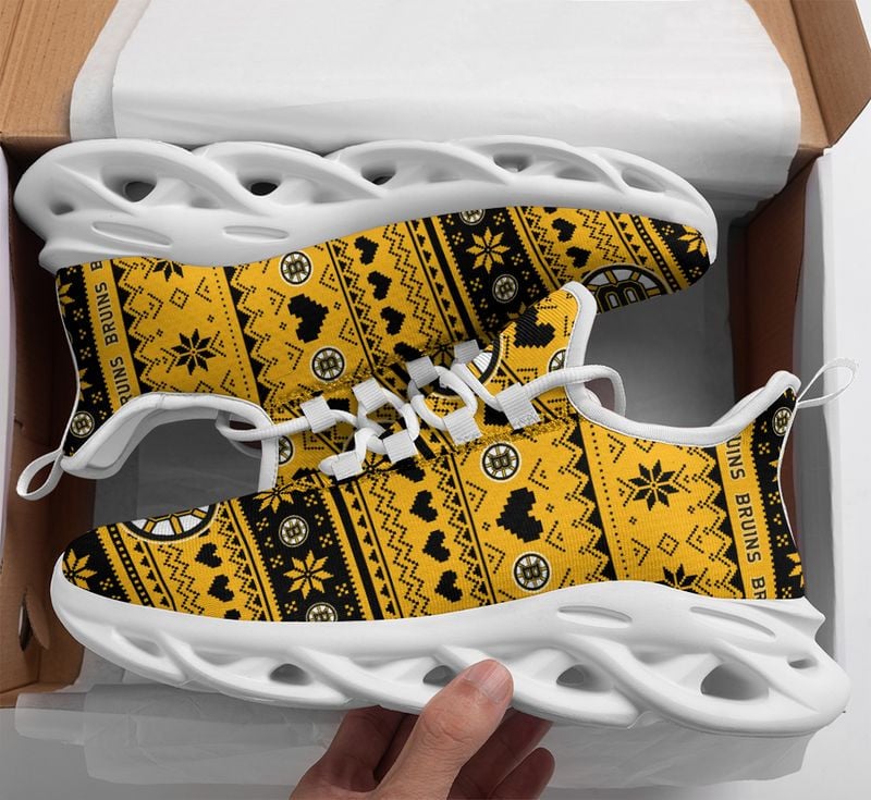 Boston Bruins X-max Patterns Max Soul Shoes NEW055264 - Famjoys Boston Bruins X-max Patterns Max Soul Shoes NEW055264 - Famjoys
