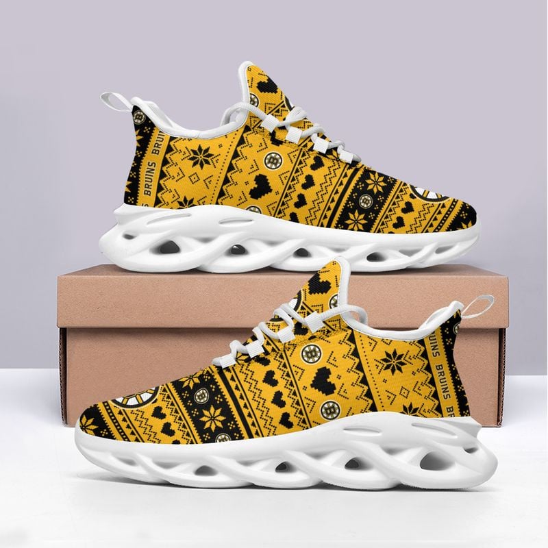 Boston Bruins X-max Patterns Max Soul Shoes NEW055264 - Famjoys Boston Bruins X-max Patterns Max Soul Shoes NEW055264 - Famjoys