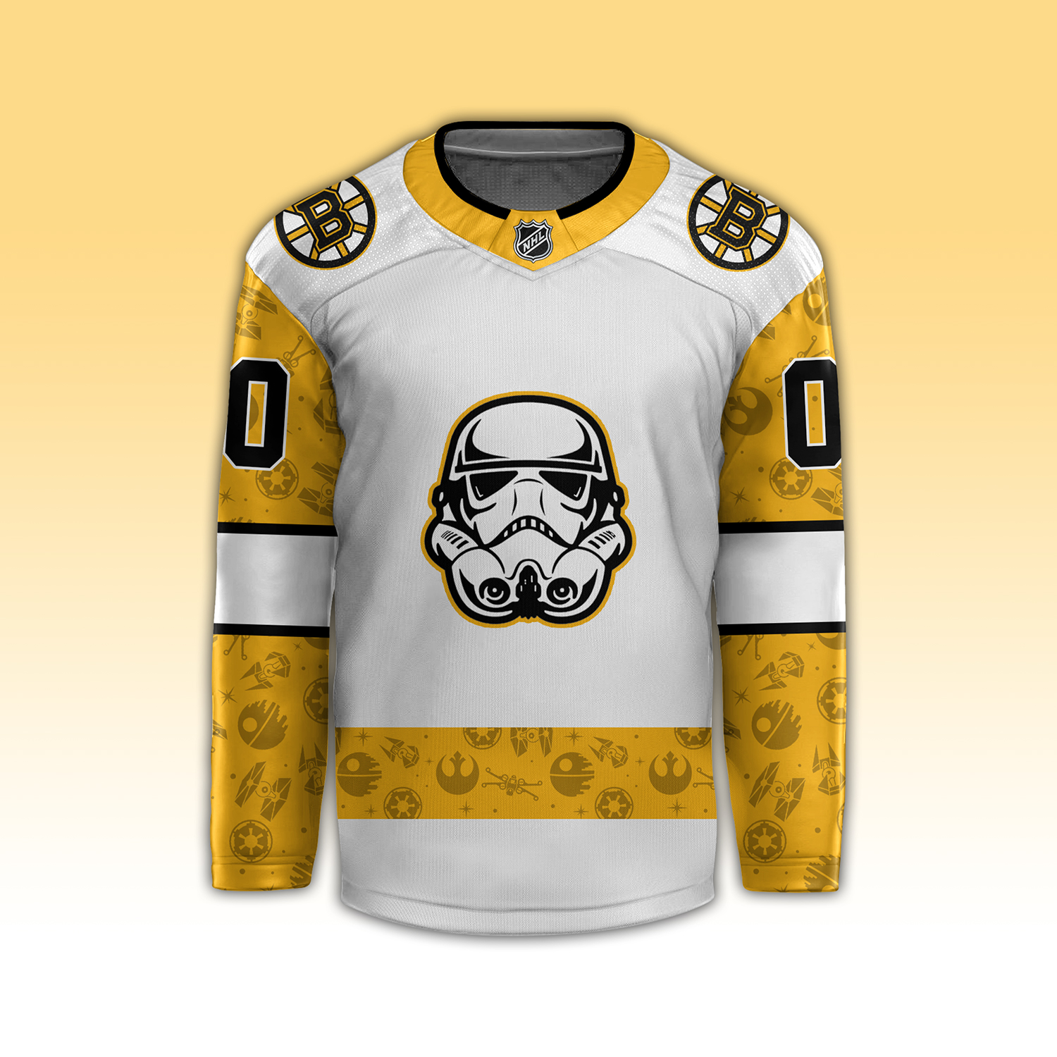 Boston Bruins x Star Wars Night Custom jersey - Famjoys Boston Bruins x Star Wars Night Custom jersey - Famjoys
