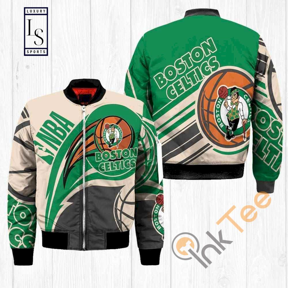 Boston Celtics Bomber Jacket - Famjoys Boston Celtics Bomber Jacket - Famjoys