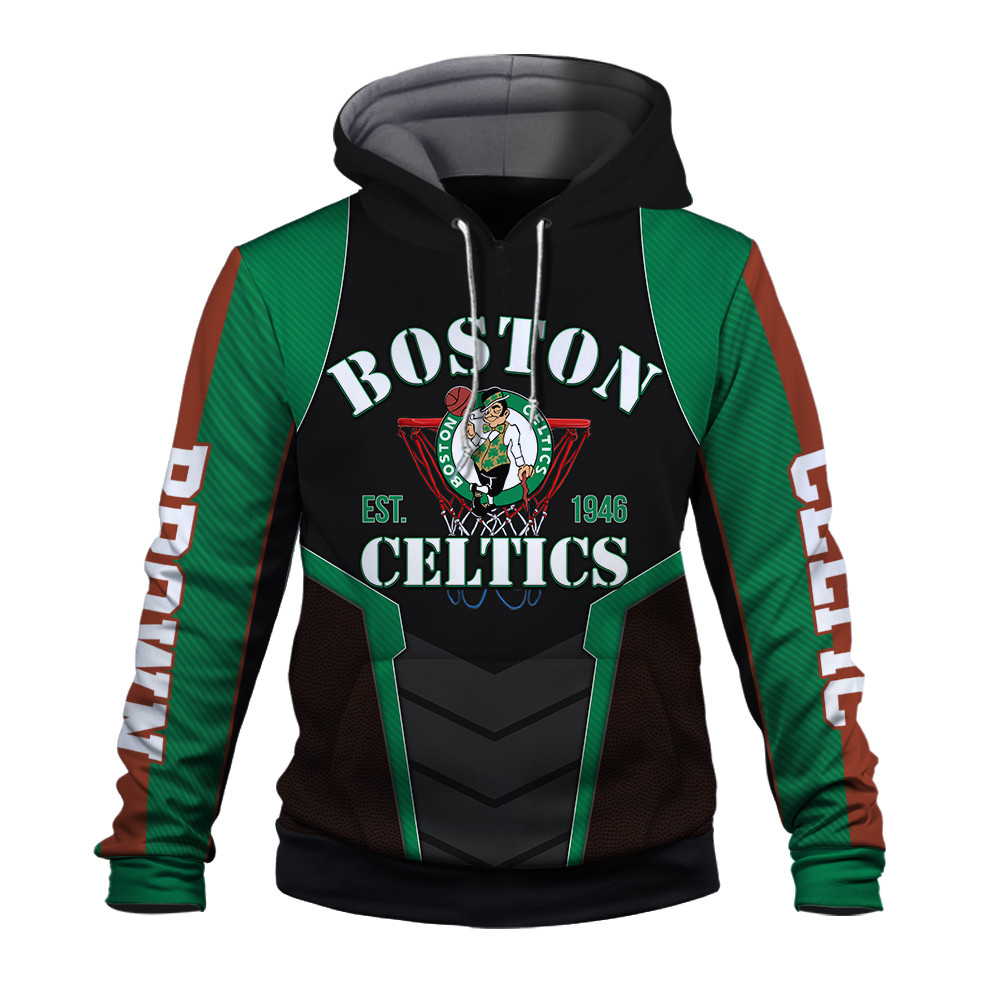 Boston Celtics Brown Beat Every One Unisex 3D Hoodie - Famjoys Boston Celtics Brown Beat Every One Unisex 3D Hoodie - Famjoys