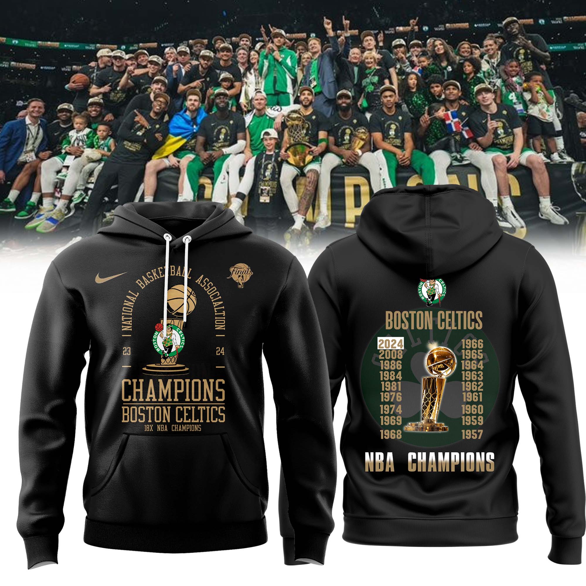 Boston Celtics Finals Champions Hoodie - Famjoys Boston Celtics Finals Champions Hoodie - Famjoys