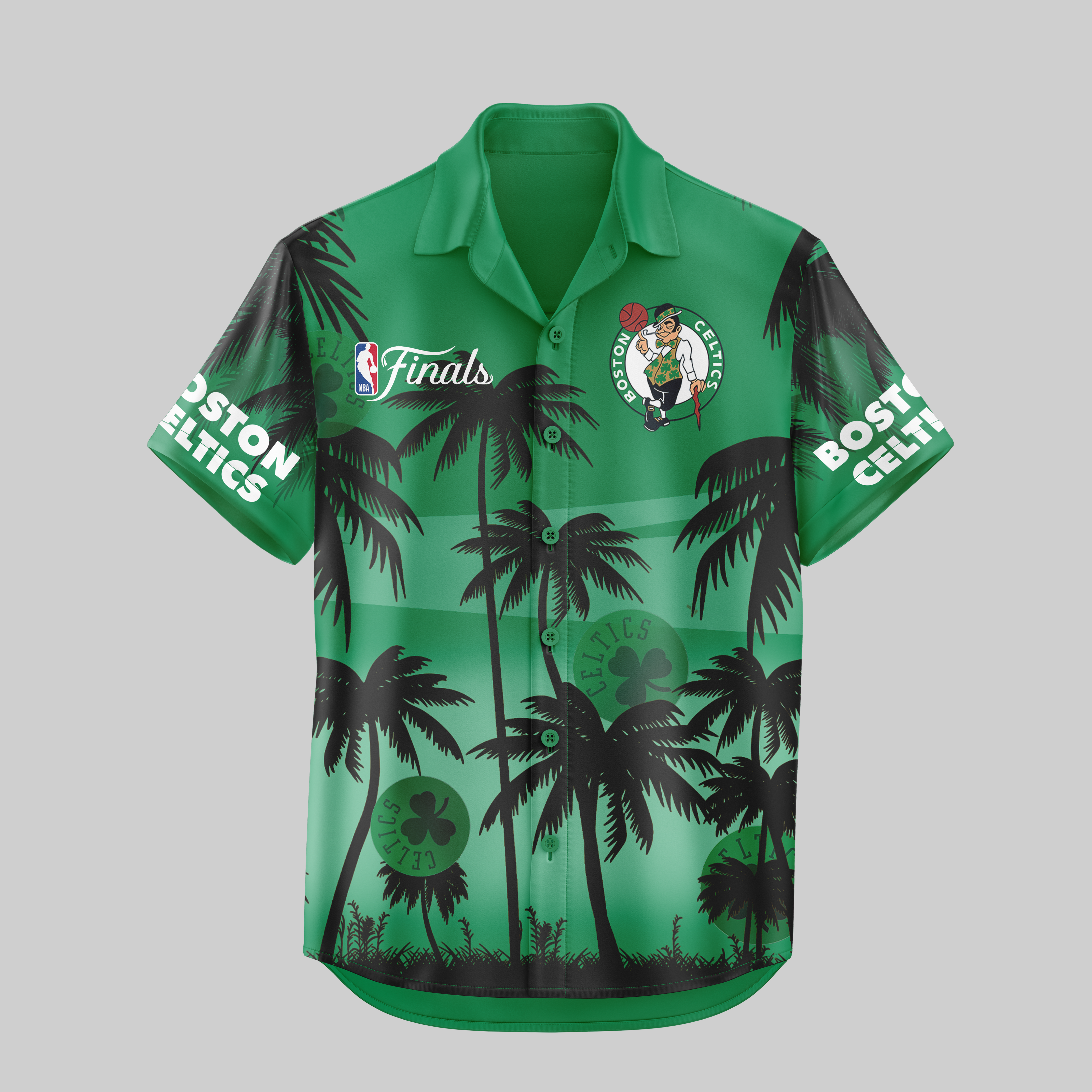 Boston Celtics Finals Champions NBA Hawaiian Shirt - Famjoys Boston Celtics Finals Champions NBA Hawaiian Shirt - Famjoys