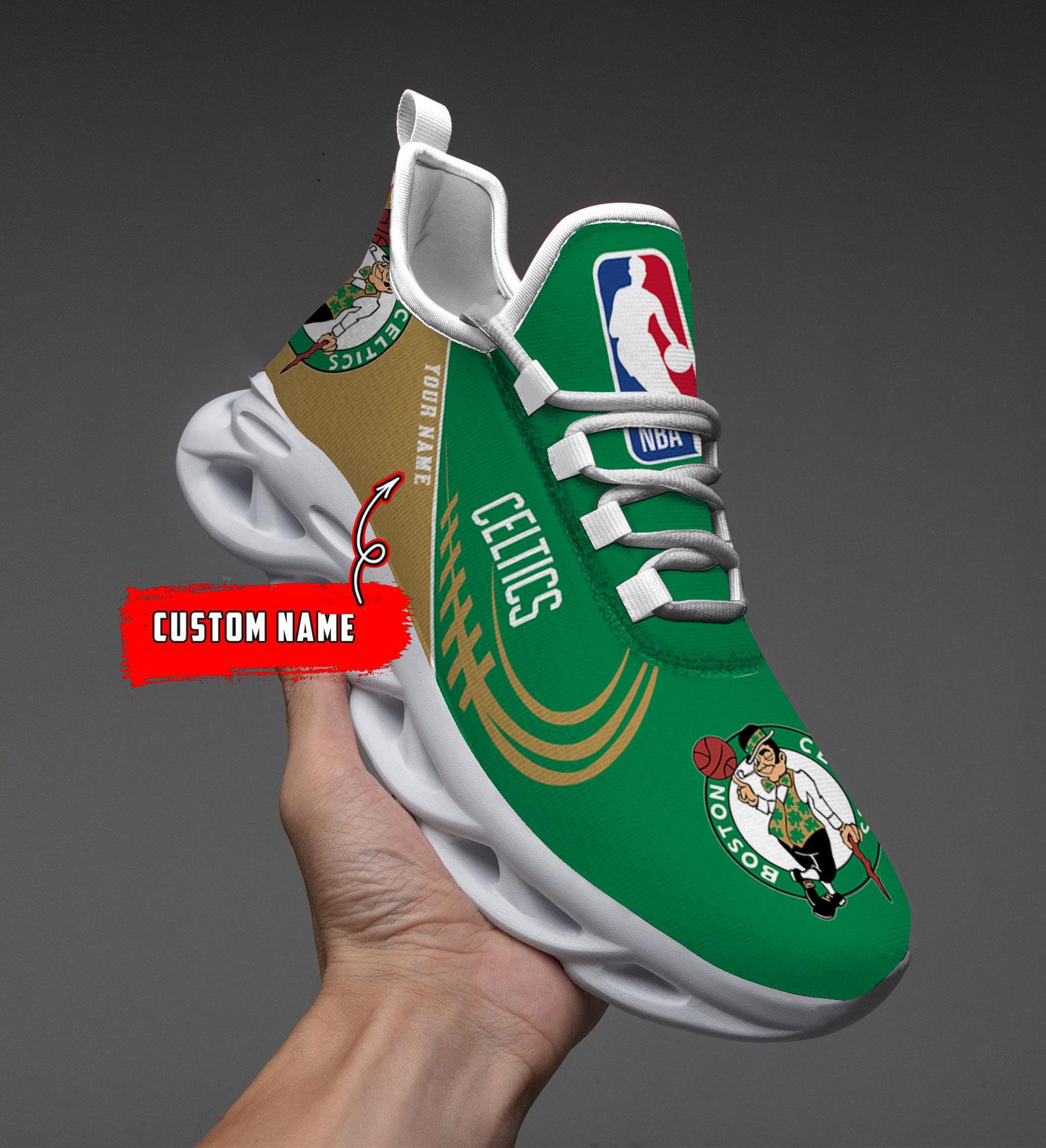 Boston Celtics Max Soul Shoes - Famjoys Boston Celtics Max Soul Shoes - Famjoys