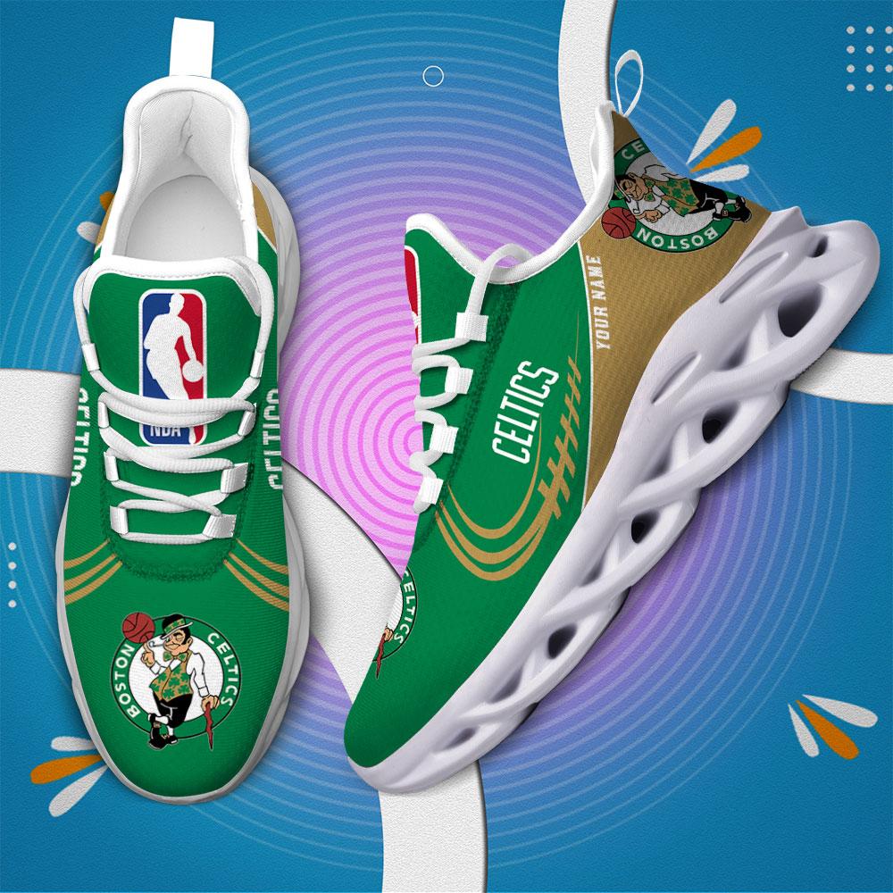 Boston Celtics Max Soul Shoes - Famjoys Boston Celtics Max Soul Shoes - Famjoys